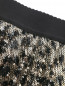 Юбка-миди с узором декорированная пайетками Marina Rinaldi  –  Деталь