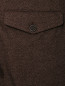 Брюки из хлопка с карманами LARDINI  –  Деталь