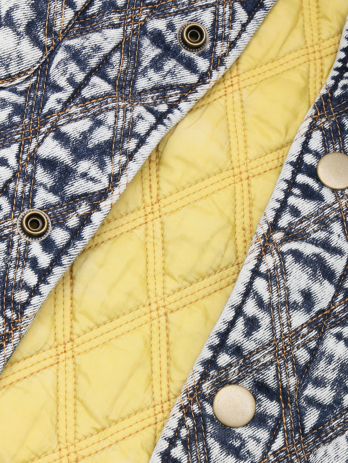 Утепленная куртка из денима Diesel  –  Деталь1  – Цвет:  Синий
