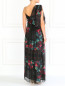 Шелковое платье с цветочным принтом Kenzo  –  Модель Верх-Низ1