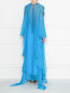 Платье из шелка с кружевом Alberta Ferretti  –  МодельВерхНиз1
