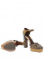 Туфли из кожи декорированные вышивкой на высоком каблуке Etro  –  Обтравка5