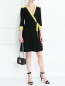Платье-мини с контрастной отделкой Moschino Boutique  –  МодельОбщийВид