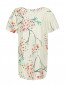 Платье прямого кроя из шелка с цветочным узором Paul&Joe  –  Общий вид
