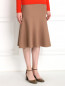 Трикотажная юбка из смешанной шерсти P.A.R.O.S.H.  –  Модель Верх-Низ