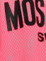 футболка в сетку с принтом Moschino Swim  –  Обтравка1