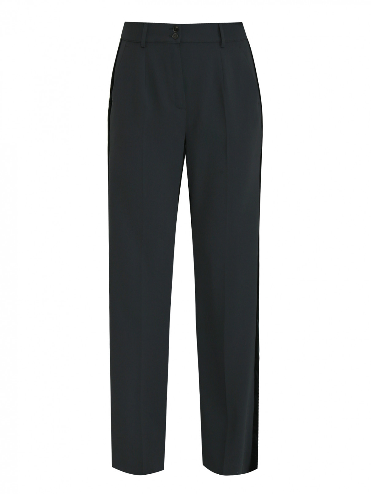Прямые брюки со стрелками Marina Rinaldi  –  Общий вид  – Цвет:  Зеленый