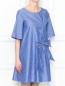 Платье свободного кроя с узором "полоска" Moschino Boutique  –  МодельВерхНиз