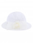 Шляпа из смешанного хлопка с бантиком IL Trenino  –  Обтравка1