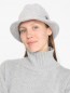 Трикотажная шляпа из смешанной шерсти, декорированная пайетками Lorena Antoniazzi  –  МодельОбщийВид