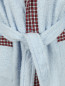 Халат махровый с капюшоном и контрастной отделкой Giottino  –  Деталь