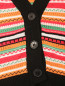 Хлопковый кардиган в полоску MSGM  –  Деталь