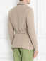 Пиджак трикотажный из шерсти и хлопка LARDINI  –  МодельВерхНиз1