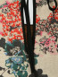 Платье из льна с цветочным узором Sportmax Code  –  Деталь