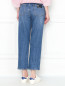 Укороченные джинсы прямого кроя Paige  –  МодельВерхНиз1