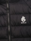 Стеганая куртка с капюшоном с логотипом GAELLE PARIS  –  Деталь1