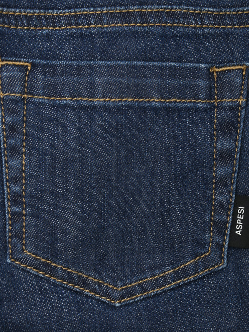 Широкие однотонные джинсы - Деталь2