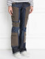 Джинсы с контрастными вставками Moschino Jeans  –  Модель Верх-Низ