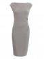 Платье-футляр без рукавов с драпировкой Alberta Ferretti  –  Общий вид