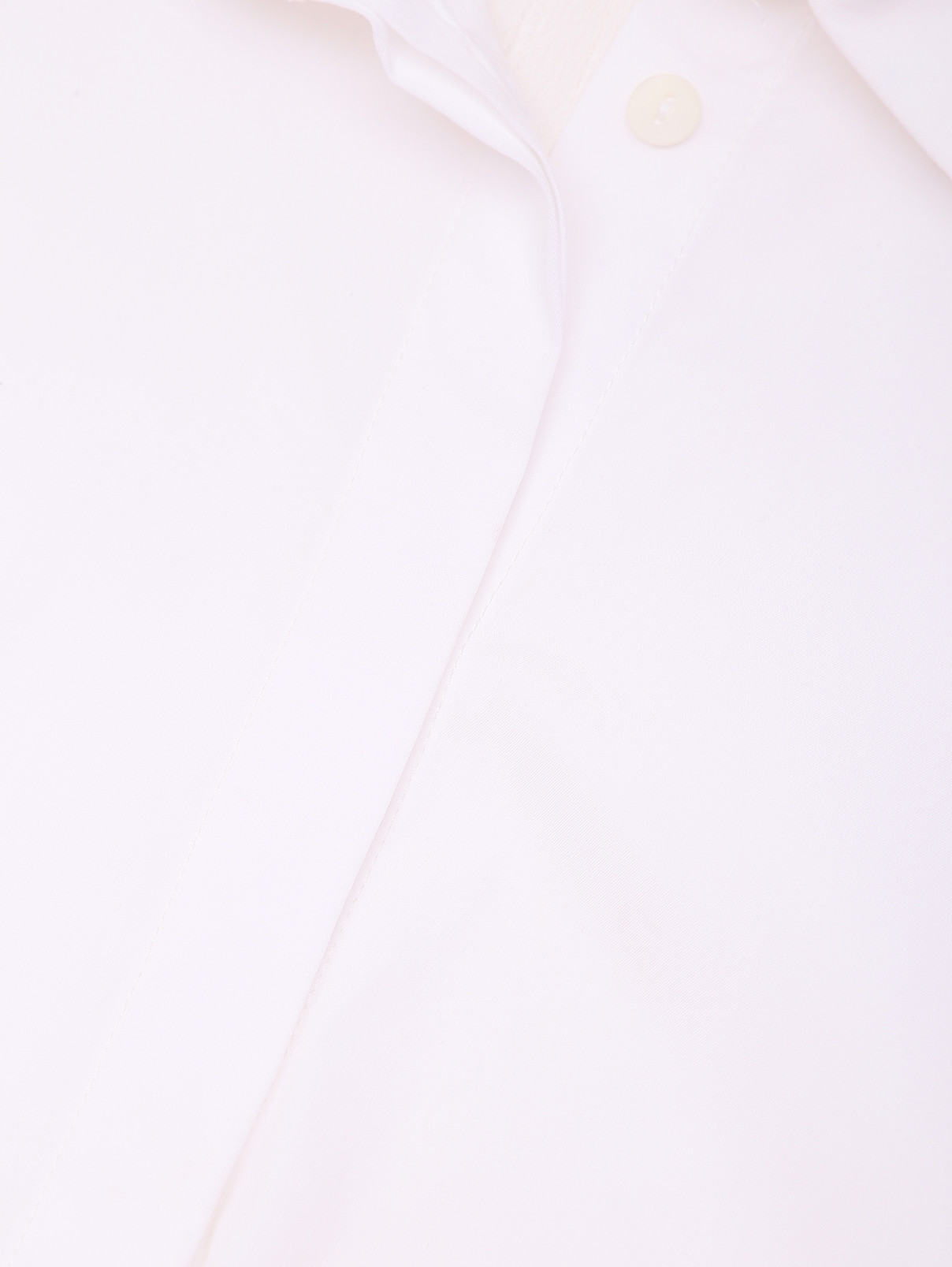Рубашка из хлопка и шелка ассиметричного кроя Fabiana Filippi  –  Деталь