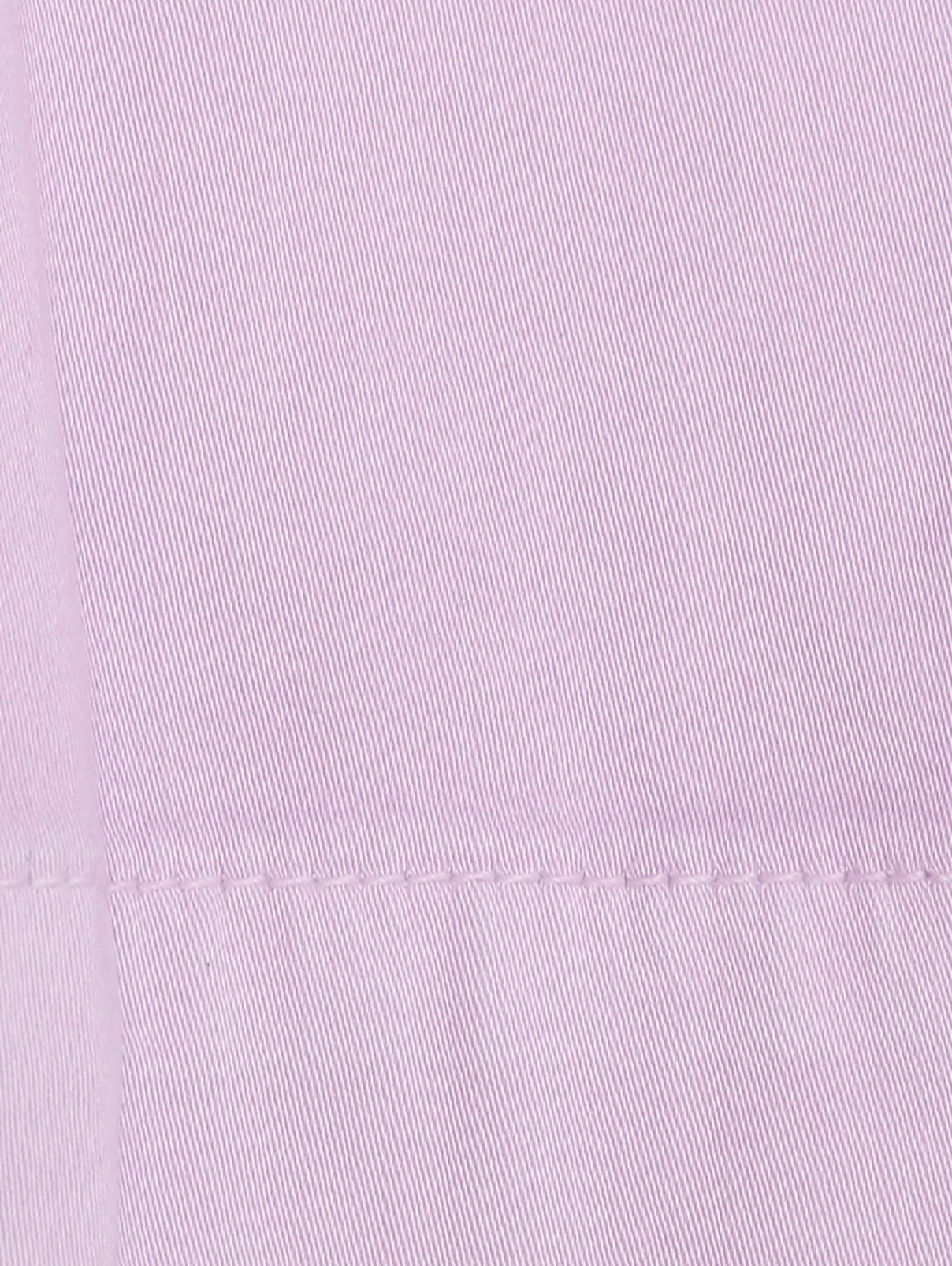 Брюки из хлопка и вискозы зауженные к низу Marina Rinaldi  –  Деталь1  – Цвет:  Фиолетовый