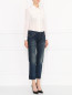 Укороченные джинсы прямого силуэта Juicy Couture  –  Модель Общий вид
