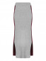 Трикотажная юбка с разрезами Brown Allan  –  Общий вид