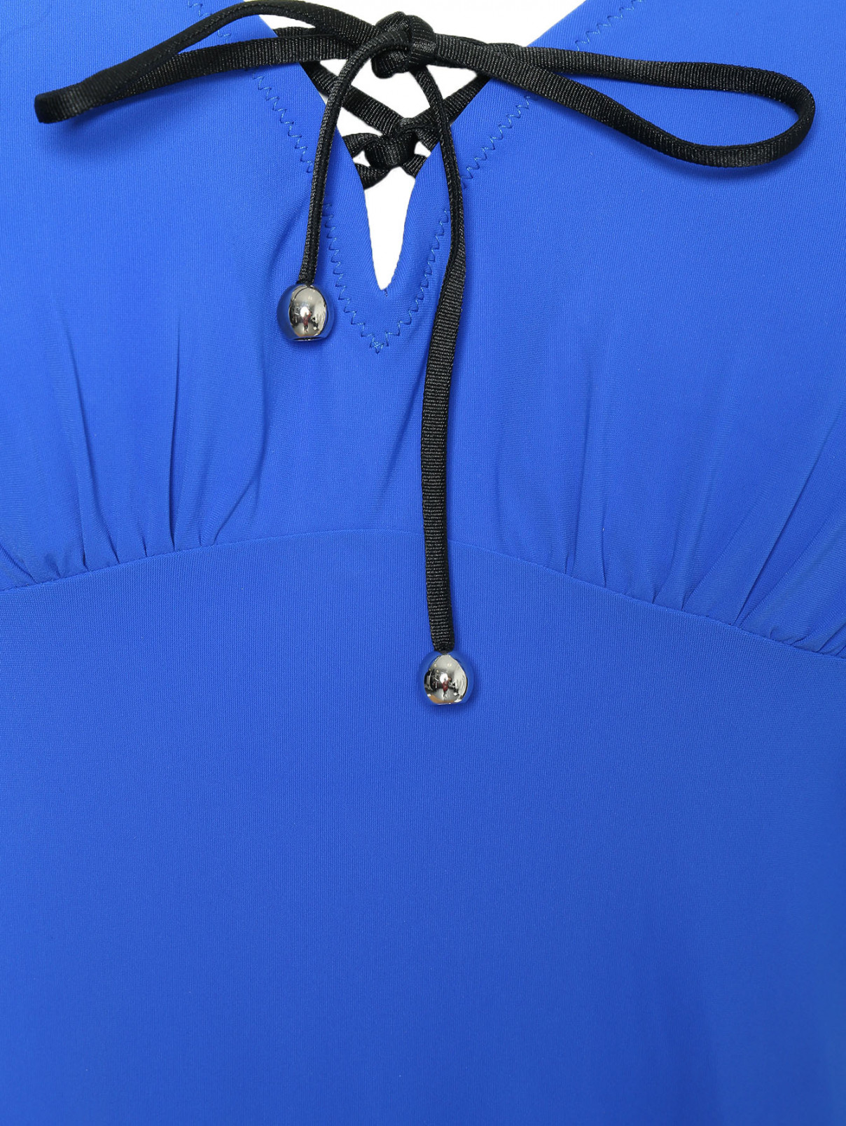 Купальник слитный со шнуровкой MARINA SPORT MARINA RINALDI  –  Деталь  – Цвет:  Синий