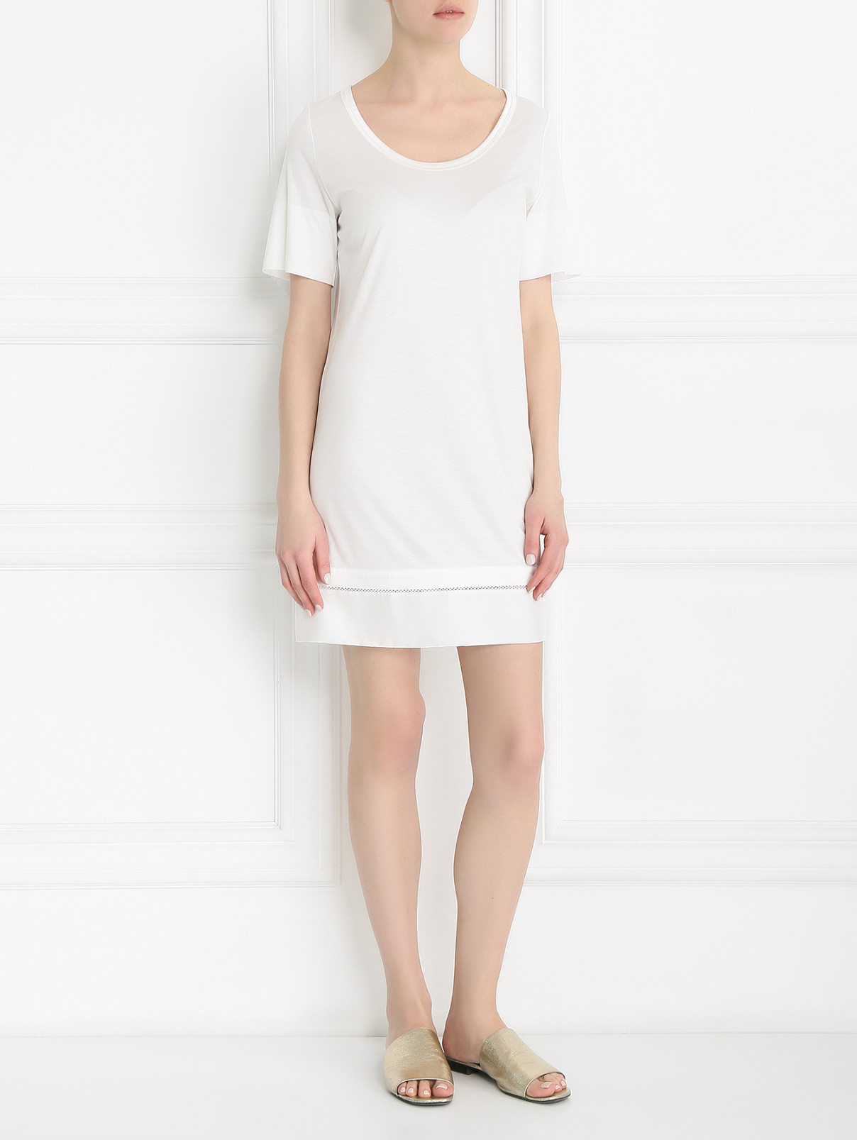 Сорочка базовая La Perla  –  Модель Общий вид  – Цвет:  Белый