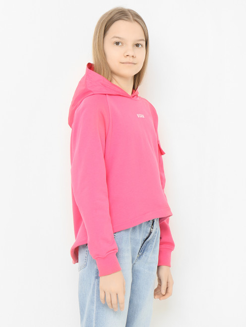 Толстовка из комбинированной ткани MSGM - МодельВерхНиз