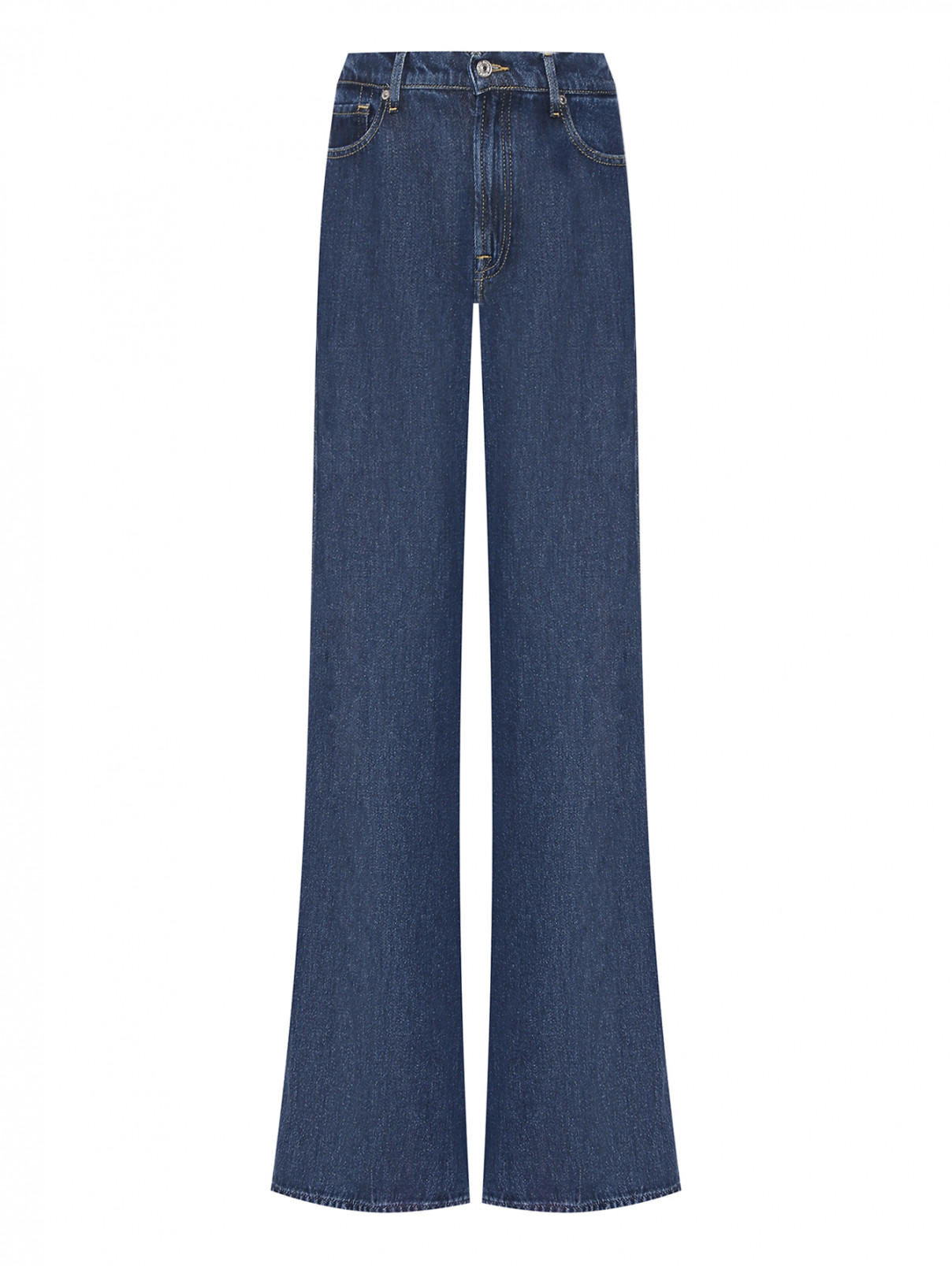 Легкие джинсы из лиоцелла 7 For All Mankind  –  Общий вид  – Цвет:  Синий