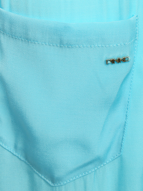Комбинезон с карманами декорированный рюшами - Деталь1