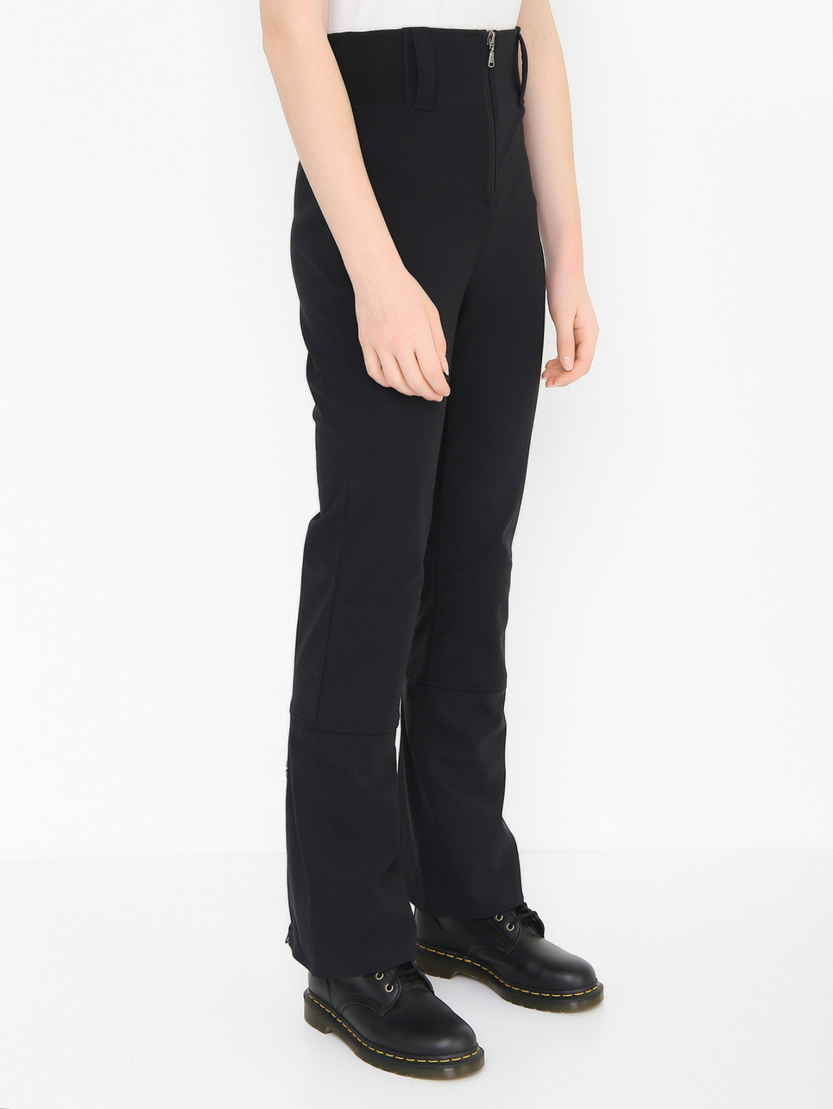Утепленные брюки на молнии Poivre Blanc  –  МодельВерхНиз  – Цвет:  Черный