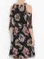Платье из шелка с узором Max&Co  –  МодельВерхНиз1