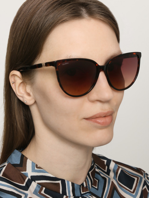 Солнцезащитные очки в оправе из пластика  Max Mara - МодельОбщийВид