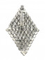 Брошь из металла декорированная кристаллами Ermanno Scervino  –  Обтравка1