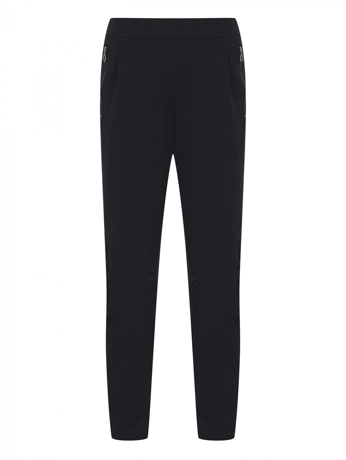 Комбинированные брюки со складками Comma  –  Общий вид