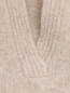 Джемпер из шерсти с V-образным вырезом Rohe  –  Деталь