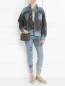 Стеганая сумка из текстиля на цепочке Moschino Couture  –  Модель Общий вид
