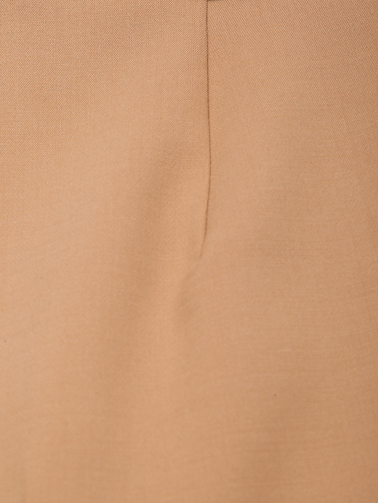 Шорты с защипами из шерсти Max Mara  –  Деталь  – Цвет:  Коричневый