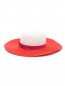 Шляпа с широкими полями с лентой Malo  –  Общий вид