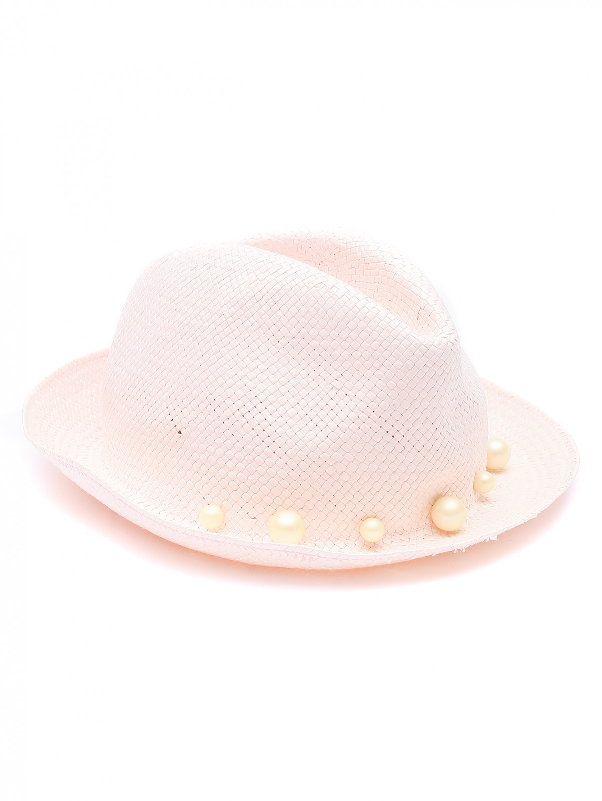 Шляпа с декоративной отделкой ro.ro  –  Общий вид  – Цвет:  Розовый