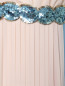 Платье-миди асимметричного кроя декорированное пайетками и кружевом Elisabetta Franchi  –  Деталь1