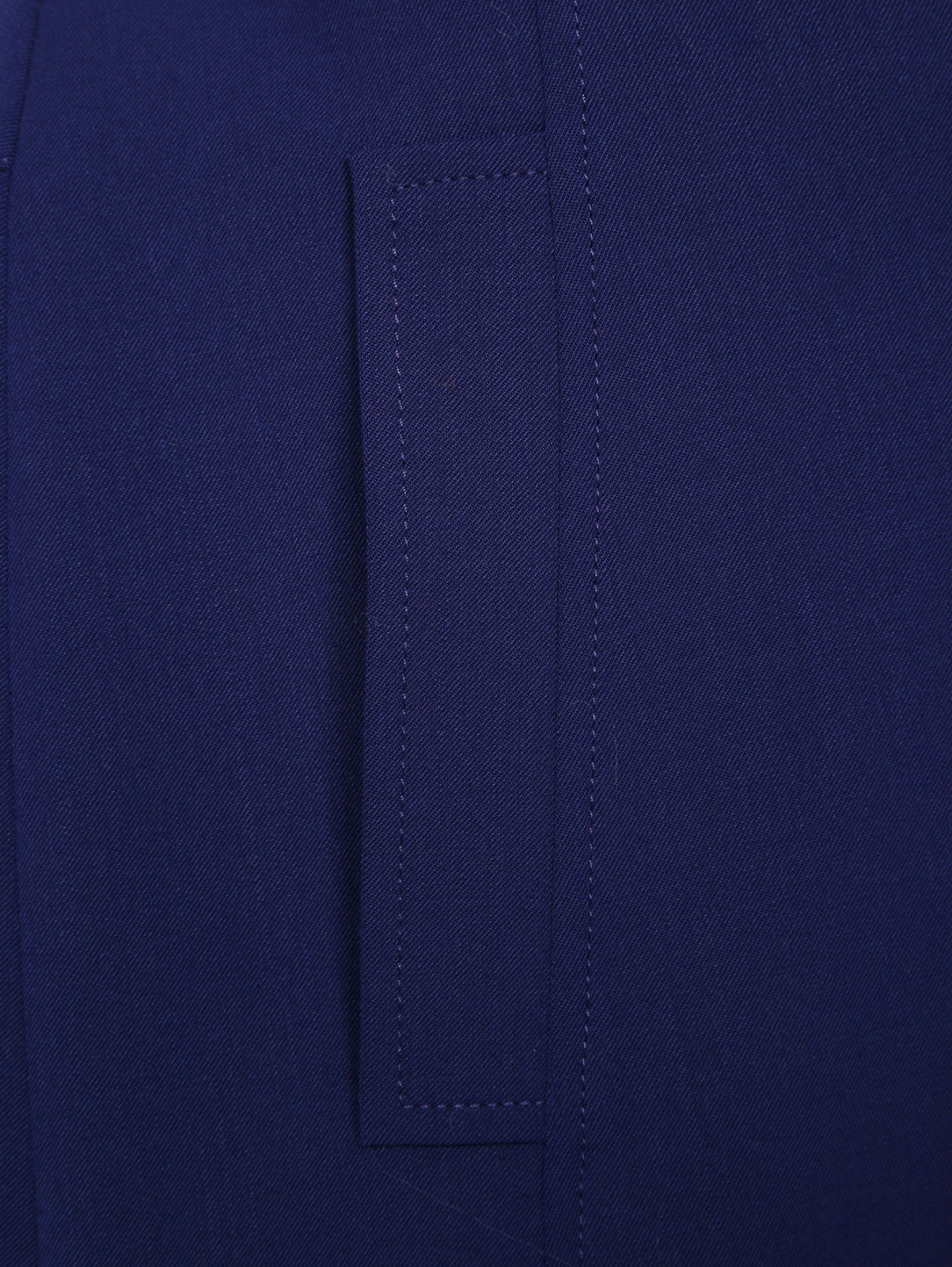 Юбка-трапеция с симметричными складками Alberta Ferretti  –  Деталь  – Цвет:  Синий