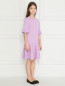 Платье из шерсти с воланом Ralph Lauren  –  МодельВерхНиз