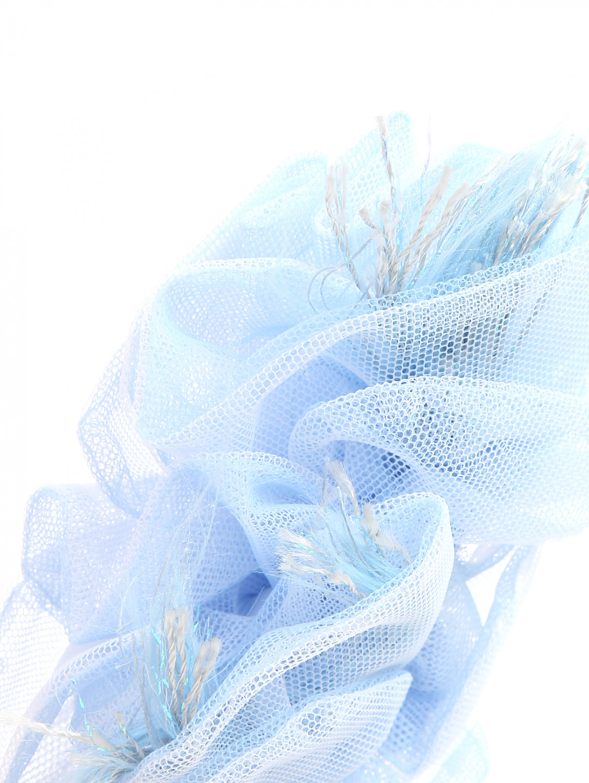 Ободок из сетки с бантом Aletta Couture  –  Деталь  – Цвет:  Синий