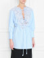 Блуза из хлопка с декором из кружева Ermanno Scervino  –  МодельВерхНиз