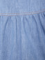 Платье из денима с кружевной отделкой и карманами Moschino Boutique  –  Деталь1