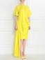 Платье из шелка асимметричного кроя Jean Paul Gaultier  –  Модель Верх-Низ