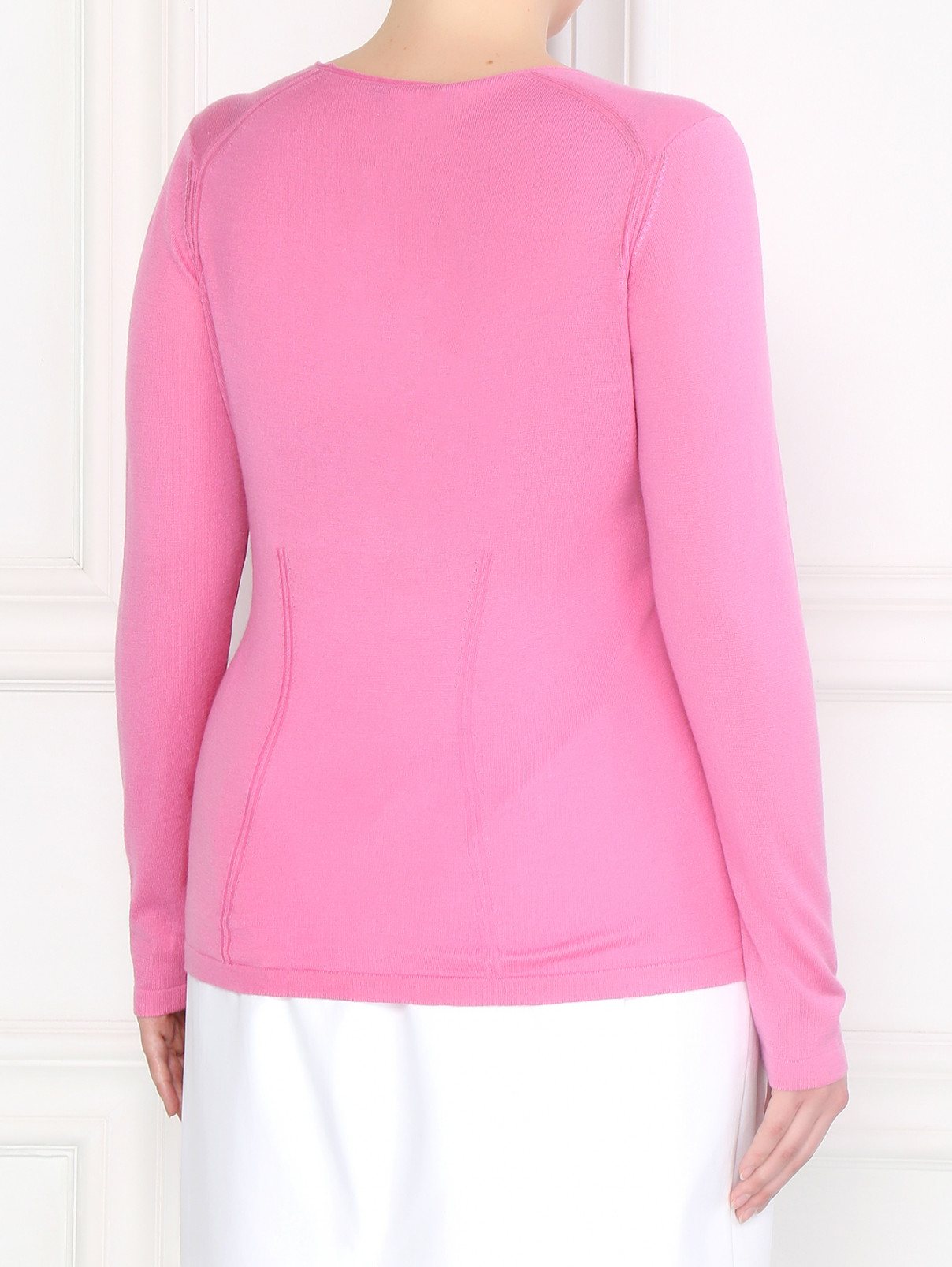Джемпер из шелка и кашемира Marina Rinaldi  –  Модель Верх-Низ1  – Цвет:  Розовый